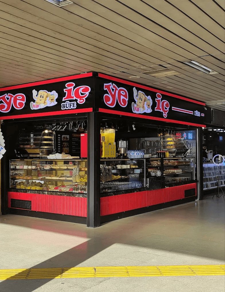 YE-İÇ BÜFE Akköprü Metro satış noktası